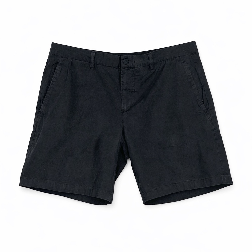 Prada Milano Men’s Black Tailored Shorts Made in Italy Cotton Blend